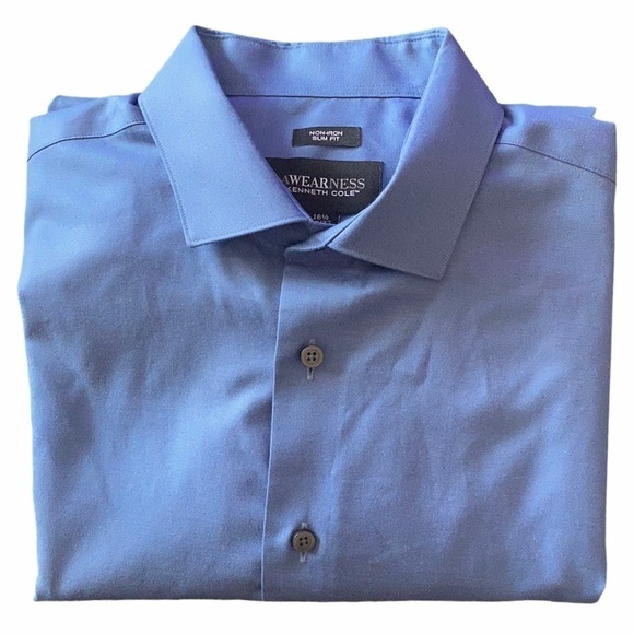 NWOT-KENNETH COLE AWEARNESS-MENS LONG SLEEVE SHIRT - Picture 1 of 6